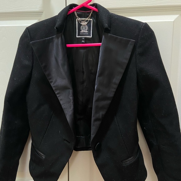 JUICY COUTURE CROPPED TUXEDO JACKET - Picture 7 of 7